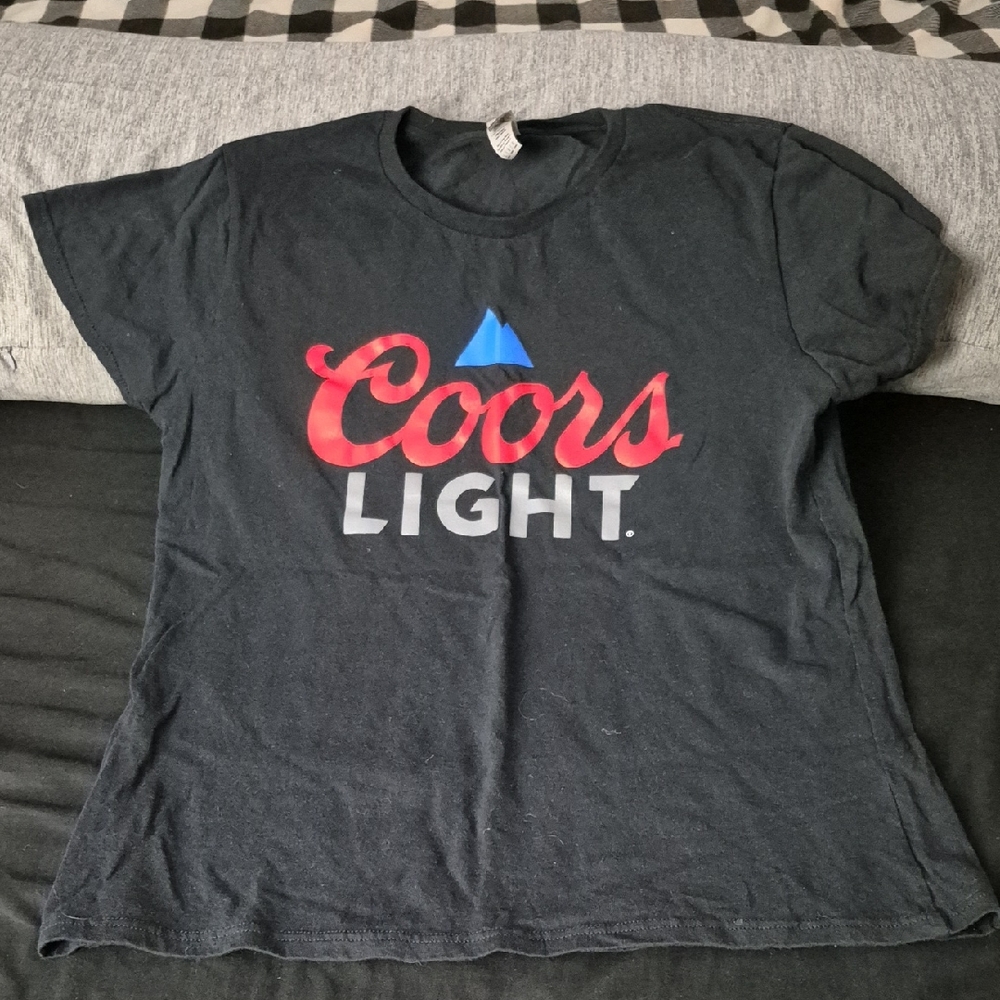Gildan Black Coors Light Graphic Tee